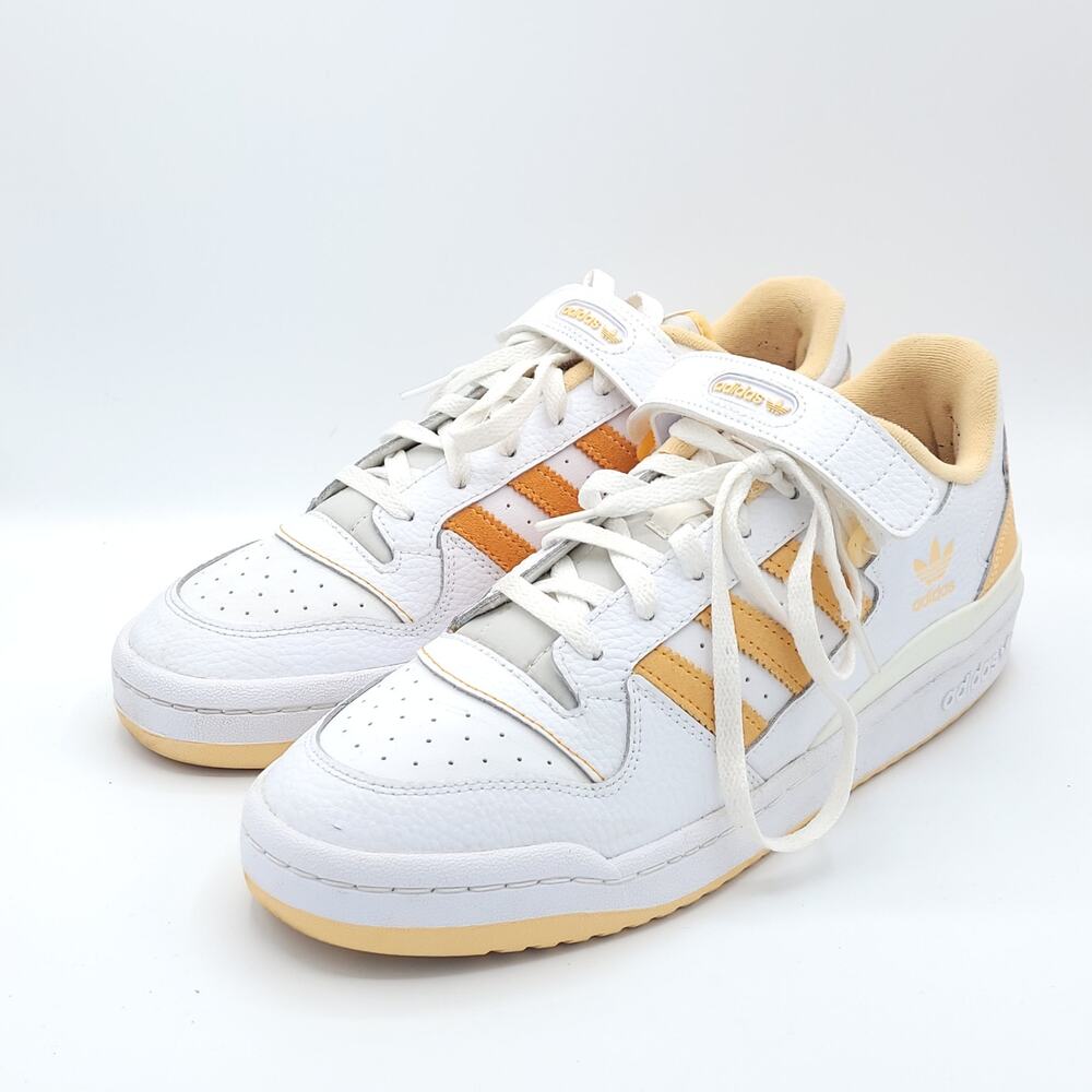 Adidas Forum Low Retro Shoe White Peach Sneaker GY5833 with strap men's size 11